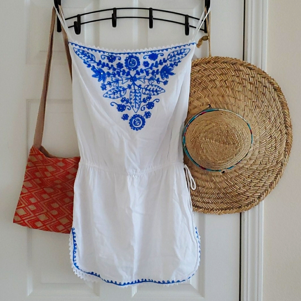 Sand & Spirit Strapless Cover Up